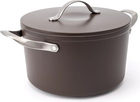 Elmich Nepriľnavý keramický hrniec Zen Ø 24 cm – hnedý