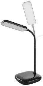 LED Stmievateľná flexibilná stolná lampa LED/12W/230V 3000K/4000K/6500K čierna