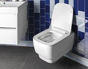 Sapho Sapho, BELLO WC sedátko s pomalým zatváraním, biela/chróm, 100727