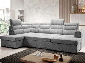 Veľký rohový rozkladací Tvar U 320x202x103 opierky hlavy Moon O-sofa