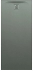 LAUFEN Pro obdĺžniková sprchová vanička z materiálu Marbond, odtok na kratšej strane, 1800 x 800 x 46 mm, betónová šedá, H2119590790001