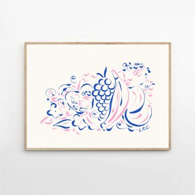 Moikka Plagát Cosmic Harvest by Lucrecia Rey Caro A4 (21x27)