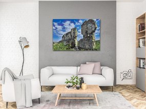 Gario Maľovanie podľa čísel Zrúcanina hradu Čabrad, Slovensko Rozmery: 80 x 60 cm, Rámovanie: S vnútorným rámom