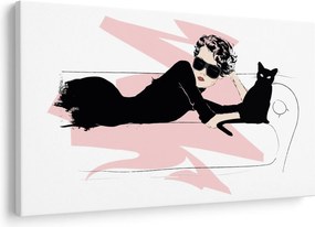 Obraz - Fashion lady (90x60 cm)