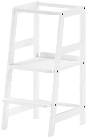 Biela učiaca veža z bukového dreva Forrest – Vipack