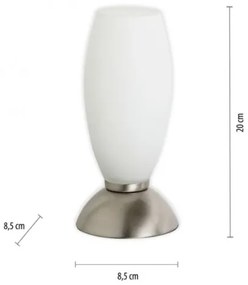 Paul Neuhaus 4412-55 - Stmievateľná dotyková stolná lampa JOY 1xG9/28W/230V