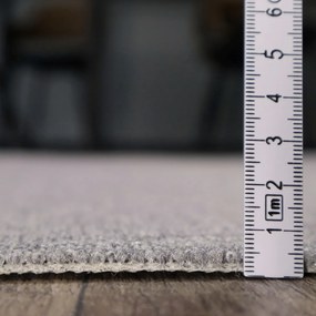 Condor Carpets, Metrážny koberec Classica 57, záťažový, na mieru, šíře 4m,5m, šedá, ab (mriežka), chodba / predsieň