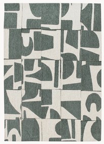 Umývateľný žakárový koberec do interiéru/exteriéru Papercut