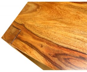 Barový stôl 120x110x80 indický masív palisander Only stain