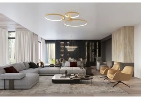 Thoro TH.268 - LED Luster na lanku RIO LED/80W/230V CRI95 4000K zlatá