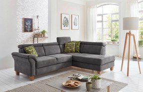 XXXLutz ROHOVÁ SEDAČKA, textil, antracitová Sit & More - Sedačky - 000144005203