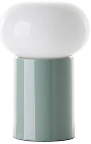 Brilliant - Stolná lampa KNUT 1xE27/25W/230V zelená/biela