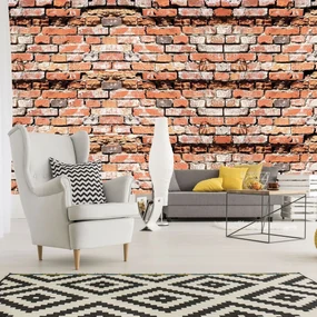Fototapeta - Red Brickwall (254x184 cm)