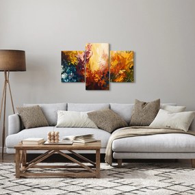 Obraz - Abstraktná maľba kvetov (90x60 cm)
