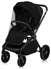 Lionelo - Kombinovaný kočík 2v1 MIKA PLUS Black Onyx