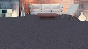 ITC, Metrážny koberec e-blitz 87, na mieru, šíře 4m, fialová, ab (mriežka), chodba / predsieň