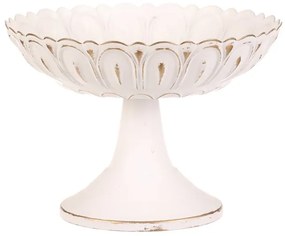 BONTEC Misa kovová - na stojane, 15 cm, aranžovacia, biela Farba: Biela