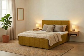 Postel OTTO 140x200 cm Žltá Bez matraca