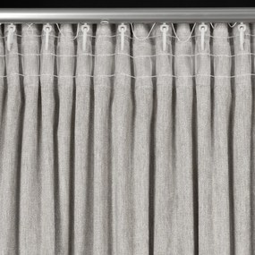 ZÁVES NA PÁSKE MEGI 140X270 CM SIVÁ