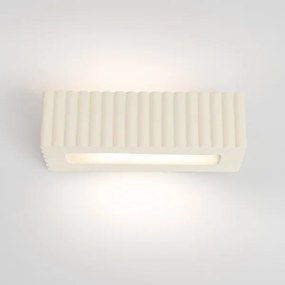 Sollux SL.1886 - Nástenné svietidlo RIGATA 1xE27/15W/230V keramika/krémová