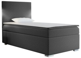 Čalúnená posteľ boxspring RENATA + vrchný matrac - sawana pik honey 05 / pravá / 100x200