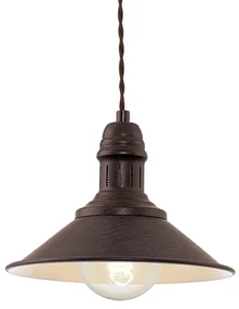 Eglo 49455 - Luster na lanku STOCKBURY 1xE27/60W/230V EG49455
