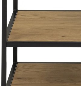 Vešiak SARON dub/čierna