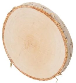 ČistéDrevo Drevená podložka z kmeňa brezy 8-10 cm