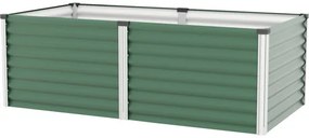 Vyvýšený záhon Vitavia Linus 630 96,2x187,7x63 cm plechový zelený/hliník