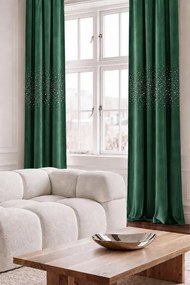 Záves SHINY fľašovo zelený 140x250 cm