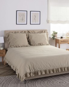 Pościel Cotton 160x200cm oxford tan