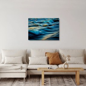 Sklenený obraz - Vlny (70x50 cm)