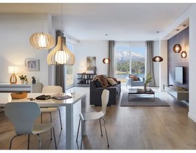 Eglo 96211 - Závesný luster TINDORI na lanku 1xE27/60W/230V pr. 50 cm biela