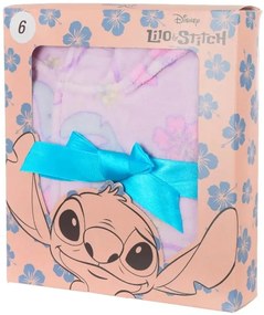 Dievčenský župan s kapucňou Lilo &amp; Stitch, EU 104 Ružová