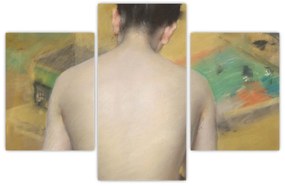 Obraz - William Merritt Chase, Study of Flesh Color and Gold, reprodukcia (90x60 cm)