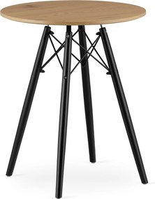 Jedálenský stôl s doskou v dekore dub OSLO 60x60