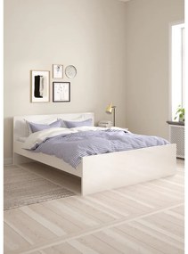 Biela dvojlôžková posteľ 160x200 cm Naia – Tvilum