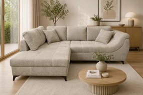 XXXLutz ROHOVÁ SEDAČKA, textil, béžová P & B - Sedačky - 00000F001705
