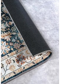 Modrý koberec 160x230 cm Saveh Blue Cream – Elle Decoration