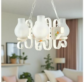 Brilagi - Luster na reťazi QUEEN 4xE14/40W/230V buk/krémová