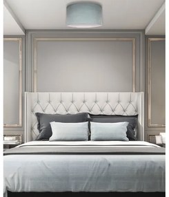 Duolla - Stropné svietidlo BRISTOL 1xE27/15W/230V pr. 45 cm zelená/biela