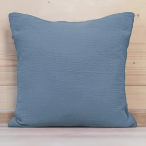 Biante Mušelínová obliečka na vankúš MSN-025 Modrá 30 x 50 cm