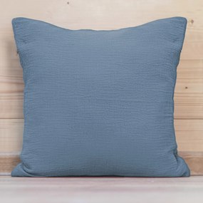 Biante Mušelínová obliečka na vankúš MSN-025 Modrá 70 x 90 cm