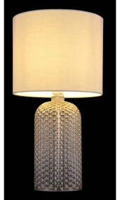 Globo 21735G - Stolná lampa SOFIA 1xE27/60W/230V šedá