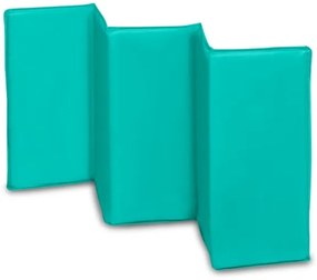 Lionelo - Cestovná postieľka SVEN PLUS šedá/tyrkysová