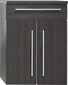 XXXLutz STREDNE VYSOKÁ SKRINKA, čierna, 60/82,8/30 cm Novel - Kúpeľňové skrinky - 001493012802
