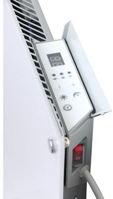 Mill Sklenený konvektor na stenu 600 W, biela
