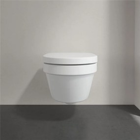 VILLEROY &amp; BOCH Architectura Combi-Pack, závesné WC s DirectFlush + WC sedátko s poklopom, s QuickRelease a Softclosing, biela alpská, s povrchom CeramicPlus, 4694HRR1