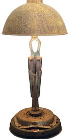 Dizajn upcycling industry lampa MARY