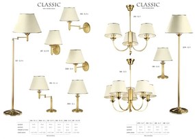 Jupiter 207A - CL P - Stojacia lampa CLASSIC 1xE27/60W/230V